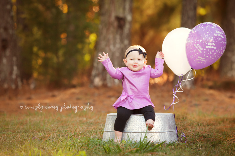 first birthday Carrollton, GA baby photographer