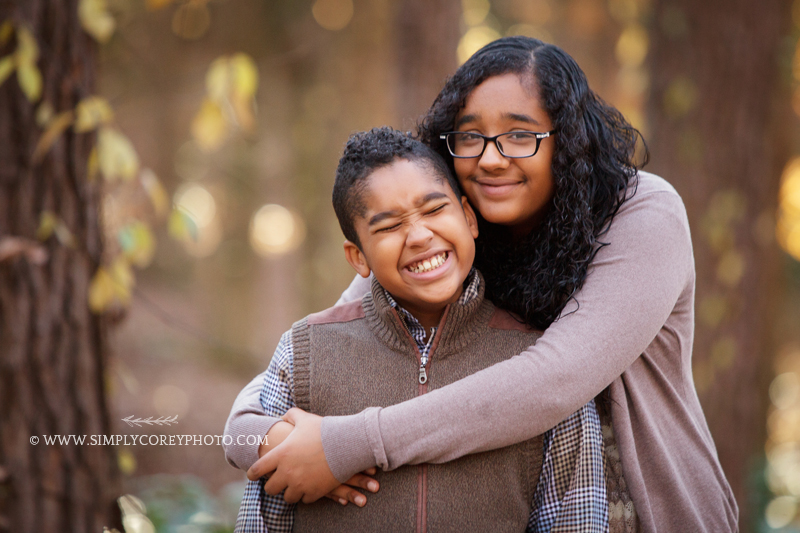 Brother and sister portrait by Atlanta photographer