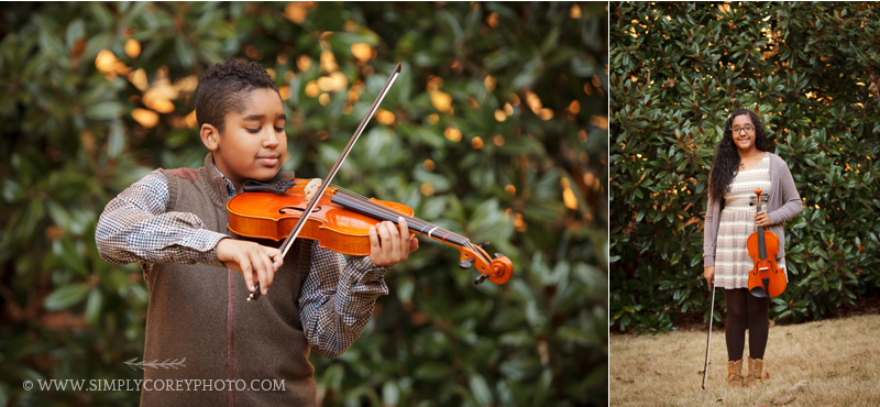 children playing a viola