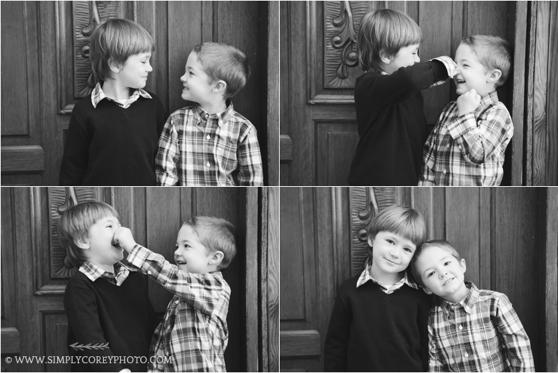 brothers by Atlanta children's photographer