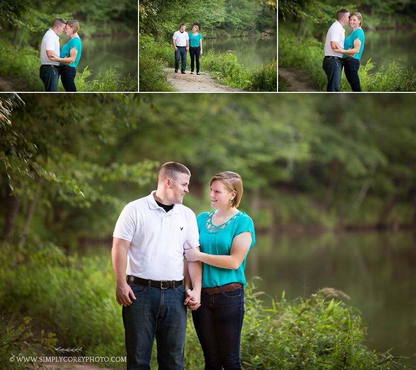 outdoor engagement session by Atlanta photographer