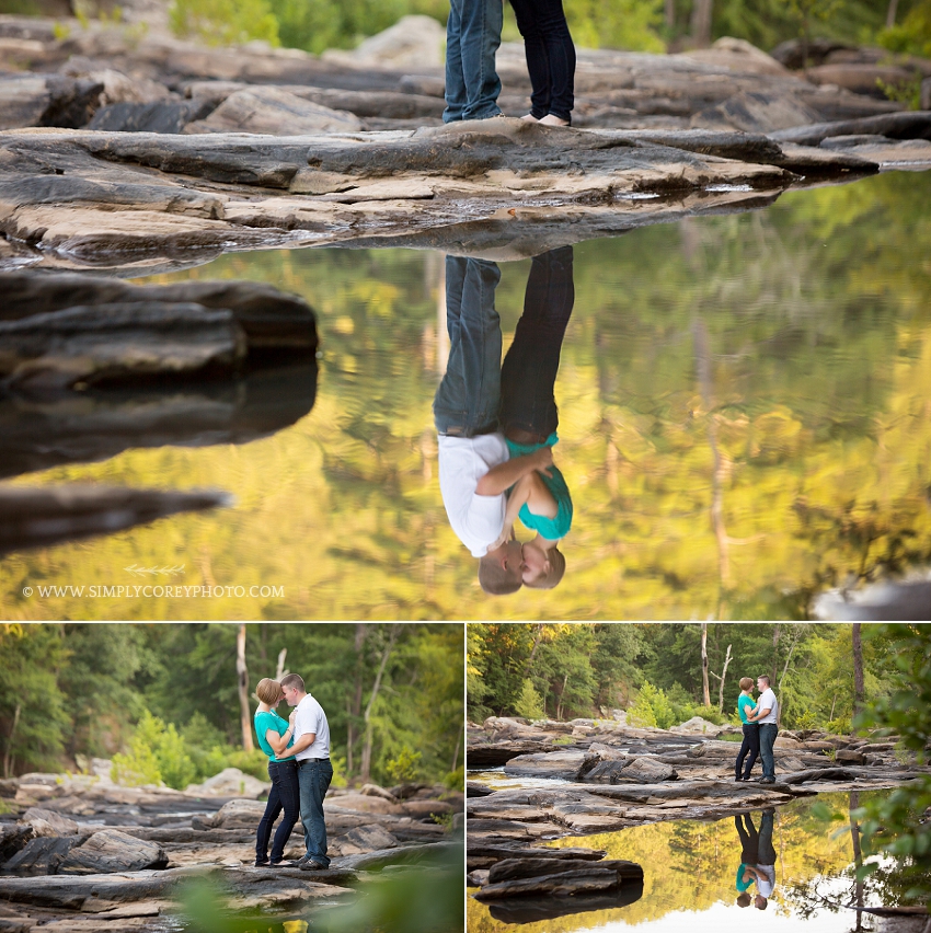 Engagement session by Atlanta engagement photographer in a GA state park