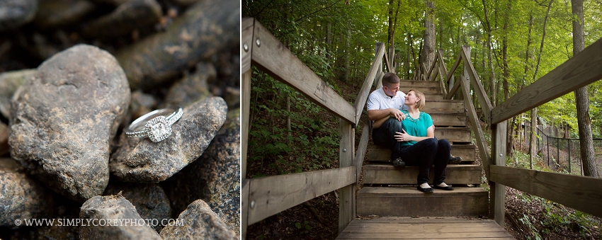 A west Georgia state park engagement session by Atlanta wedding photographer