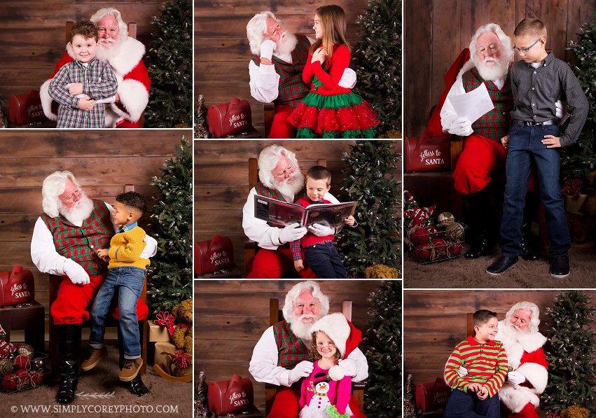 Santa Claus mini sessions by Atlanta photographer Simply Corey Photography