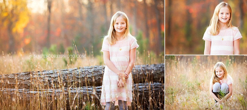 outdoor photo session by Carrollton child photographer
