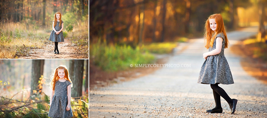 outdoor photo session by Newnan child photographer