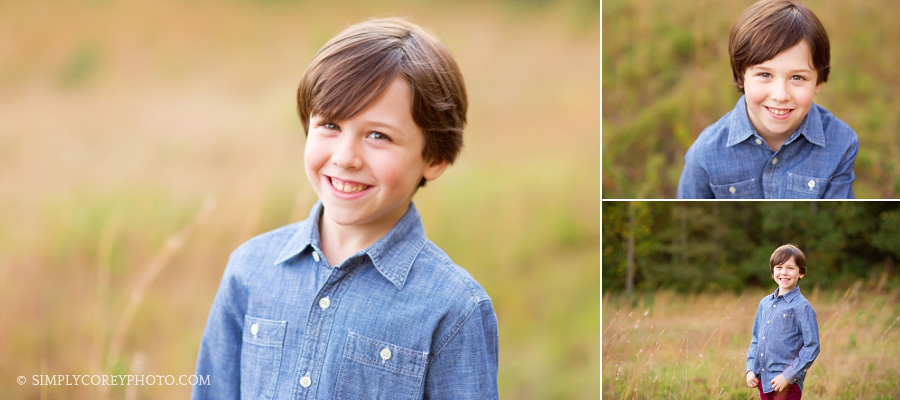 outdoor portraits by Atlanta children's photographer