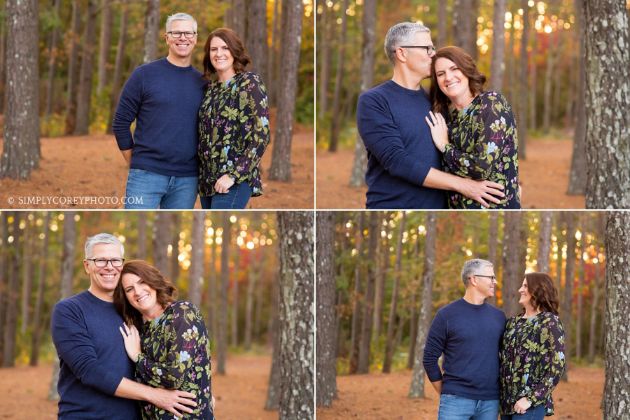 Mom and Dad during a family session by Atlanta couples photographer