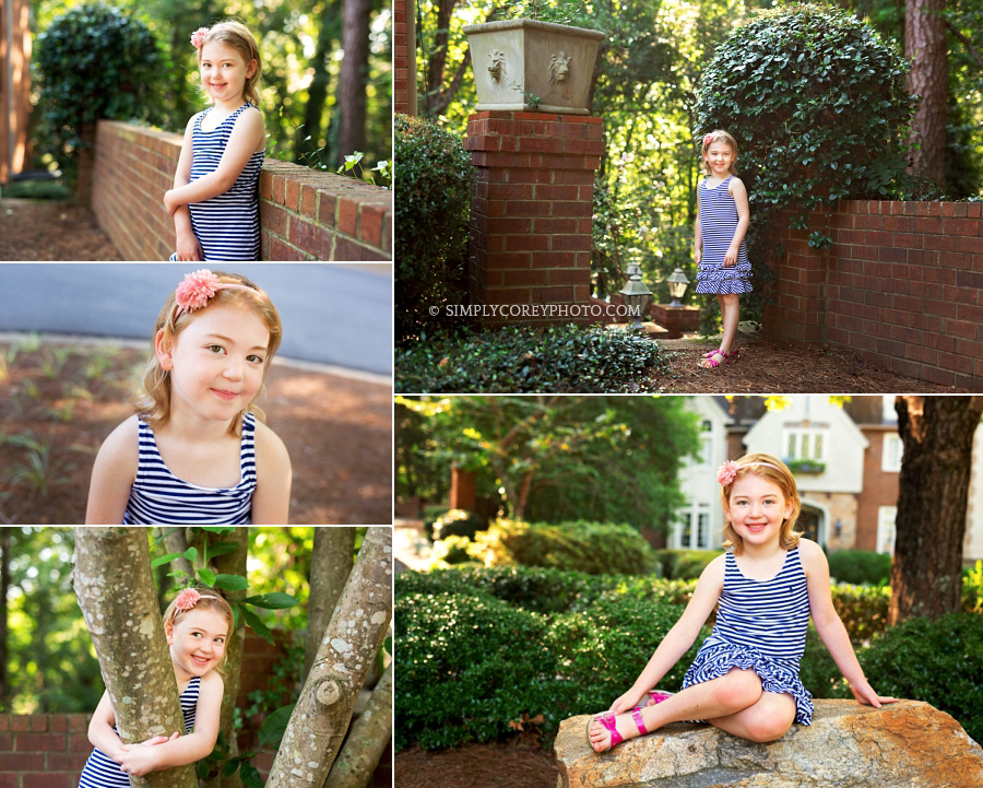 Atlanta children's photographer, at home portrait session
