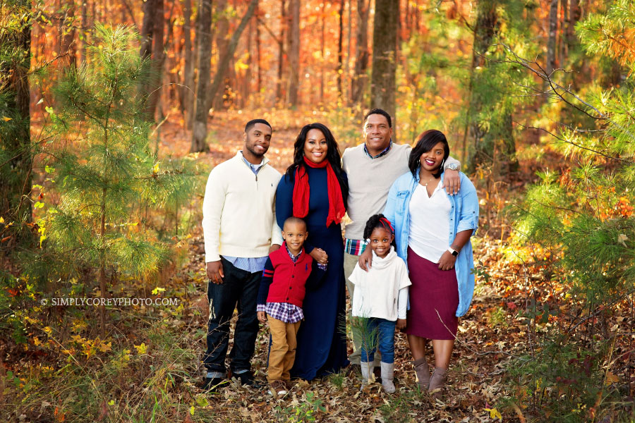 outdoor family portrait by Douglasville family photographer