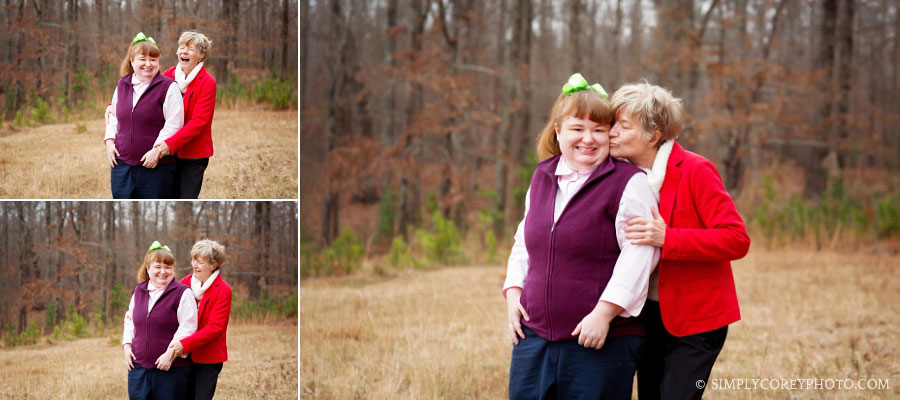 mom with special needs daughter by Atlanta family photographer