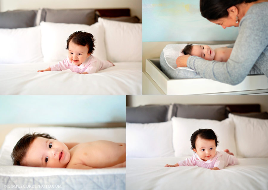 Newnan baby photographer, in home lifestyle photography