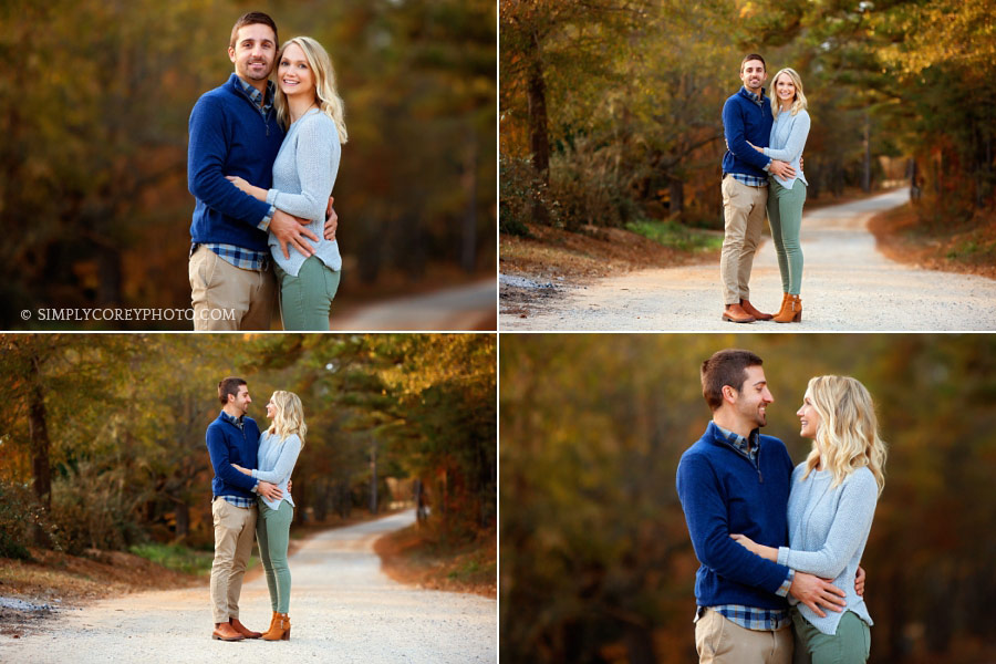 Atlanta couples photographer, parents outside on a country road