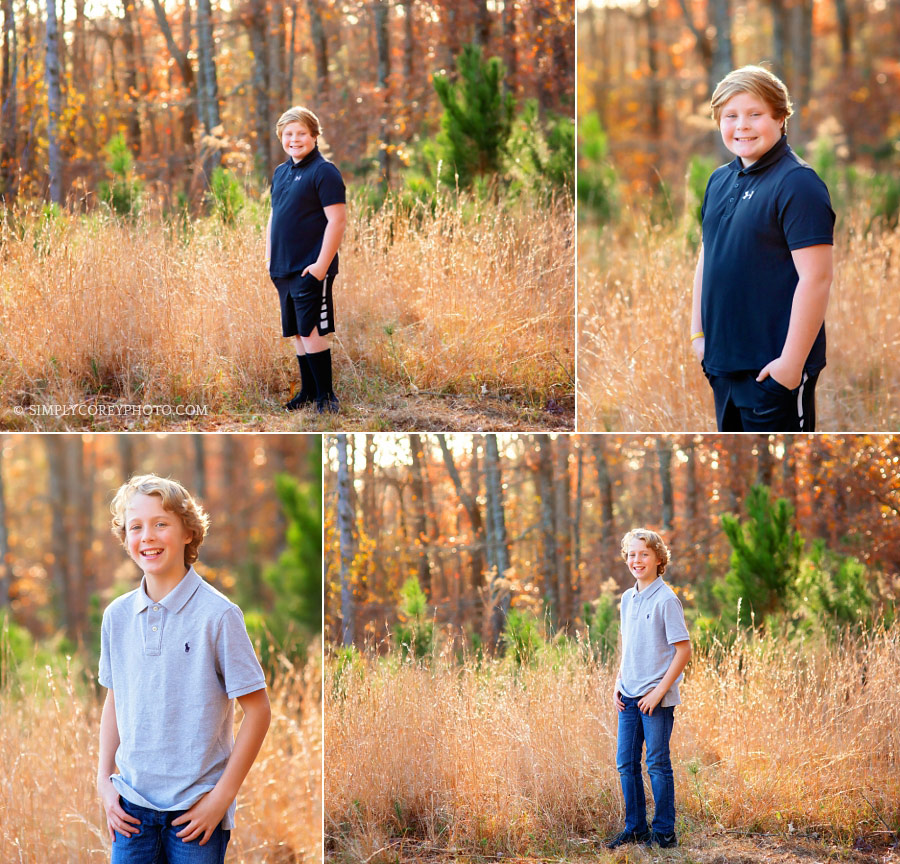 Bremen family photographer, brothers outside in tall golden grass