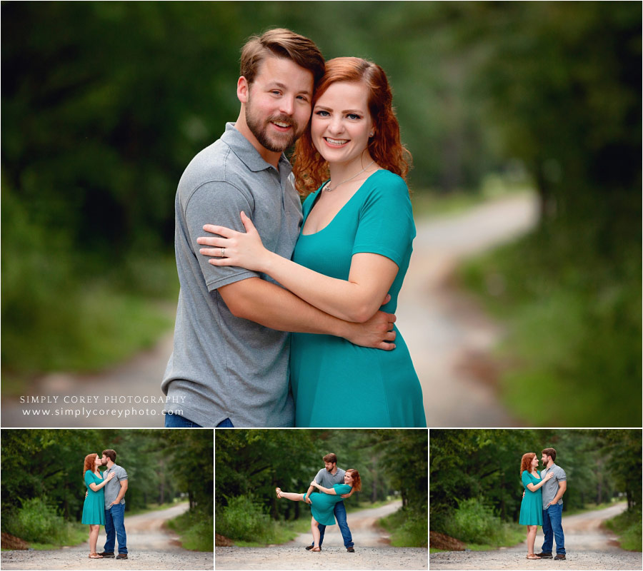 Newnan couples photographer, parents during family session