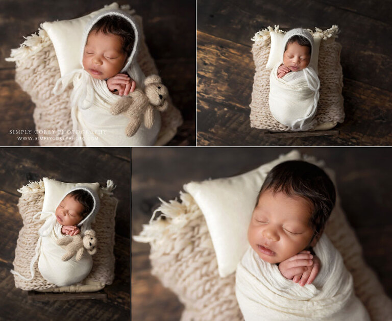 Newnan Newborn Photographer | Studio Session for Baby Boy